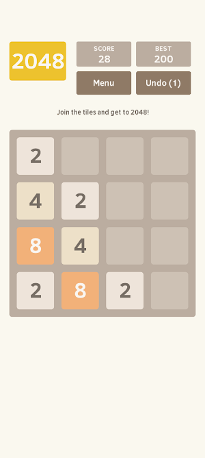 2048 Screenshot 1
