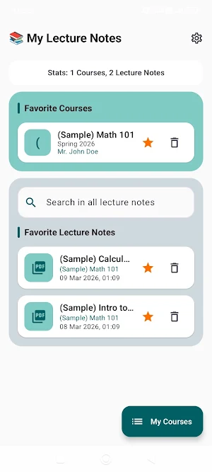 Lecture Notes PDF Scanner Screenshot 0