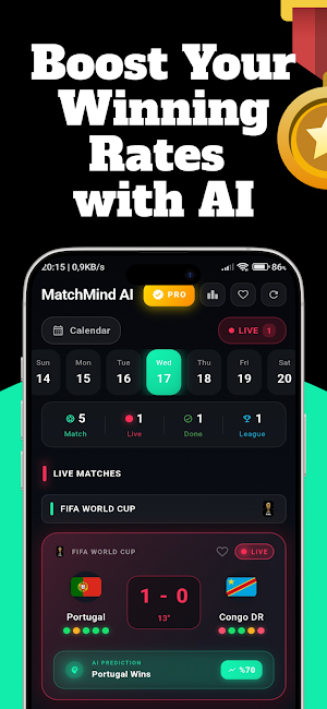 MatchMind AI - Football Tips Screenshot 0