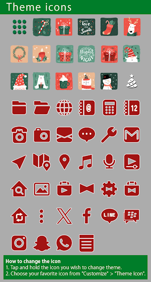 Christmas with Santa Theme Screenshot 3