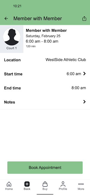 WestSide Athletic Club Screenshot 2
