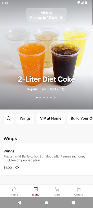 VIPIZZA Screenshot 1