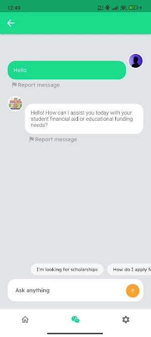 Student AId Screenshot 3