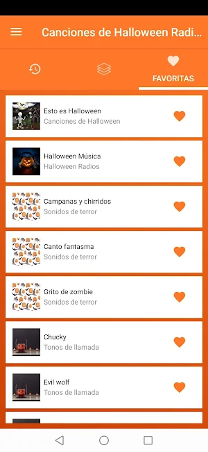 Canciones Halloween Radio Sonidos Screenshot 3