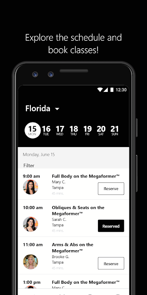 Core Reform Lagree Fitness Screenshot 2