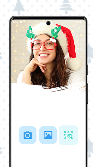 Santa Hat & Cap Photo Editor Screenshot 0