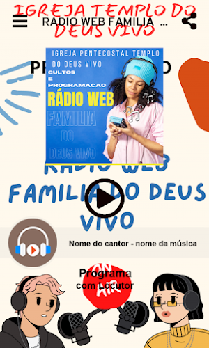 RADIO WEB FAMILIA DO DEUS VIVO Screenshot 1