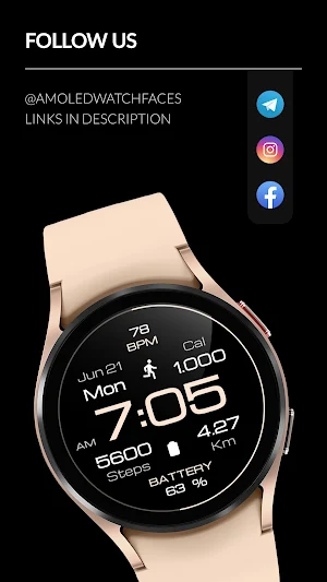 Awf Active [xV] - watch face Screenshot 2