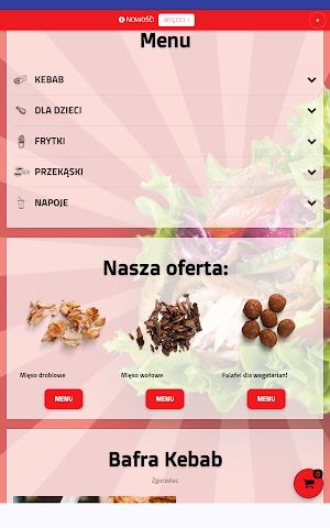 Bafra Kebab Zgorzelec Screenshot 2