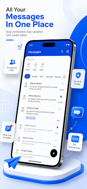 Messages: SMS & Text Messages Screenshot 0