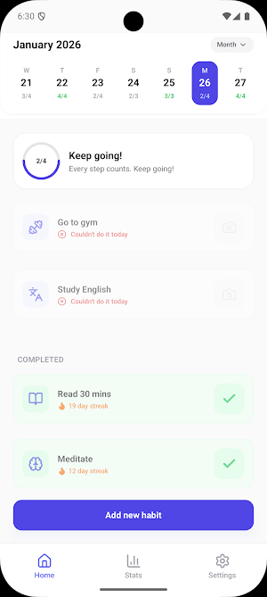 Consistify - Habits with Proof Screenshot 2
