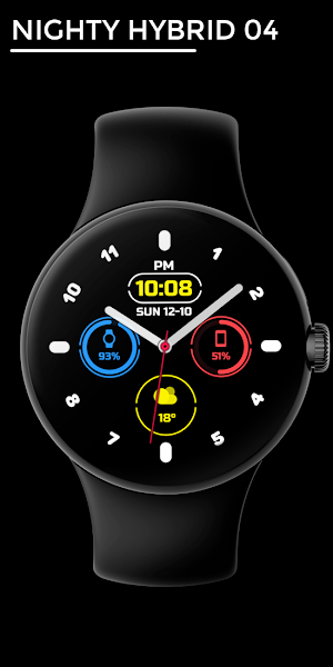 Nighty Hybrid 04 - watch face Screenshot 0