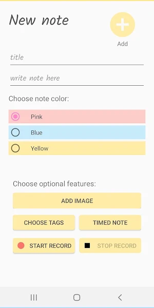 Fancy Notes Screenshot 1