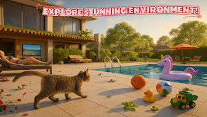 Meow Cat Life Simulator Screenshot 2