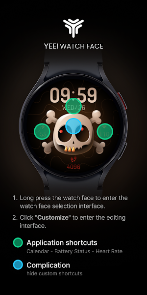 Skull Watch Face Screenshot 1