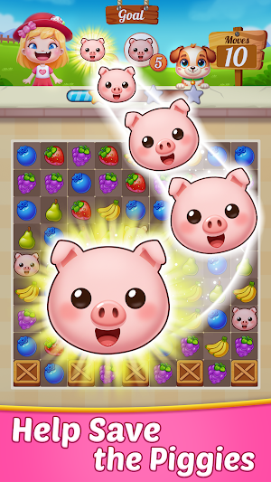 Fruit Connect: Match 3 Game Screenshot 2