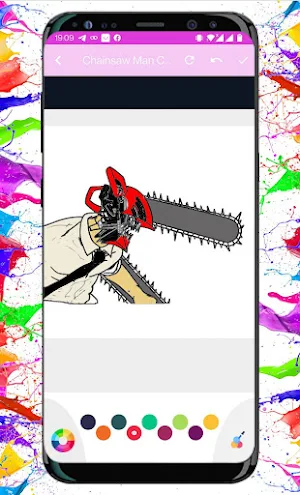 Chainsaw Man Coloring Book Screenshot 2