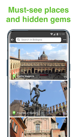 Bologna SmartGuide - Audio Guide & Offline Maps Screenshot 2