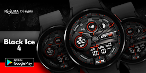 Rolma Black Ice 4 Watchface Screenshot 0