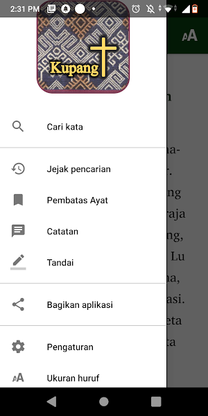 Kupang Bible App Screenshot 0