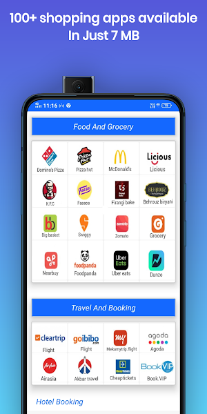 all in one shopping, 200+ apps Screenshot 2