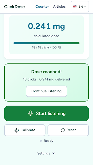 ClickDose Screenshot 3