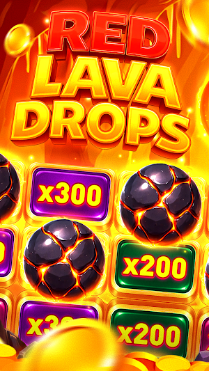 Red Lava Drops Screenshot 1