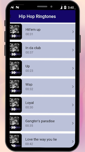 Hip Hop Ringtones Screenshot 1