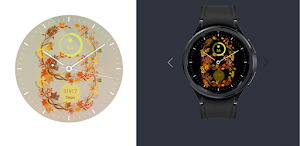 Autumn Harmony Fall Watch Face Screenshot 2