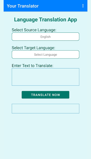 Your Translator App Screenshot 1
