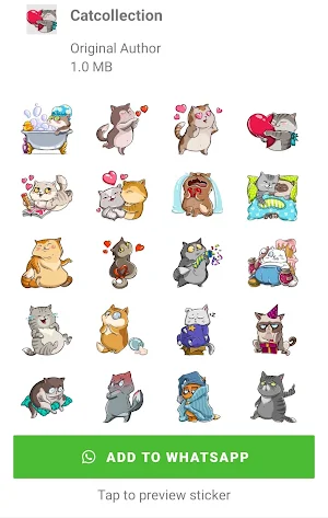 Cat Stickers - WAStickerApps Screenshot 1