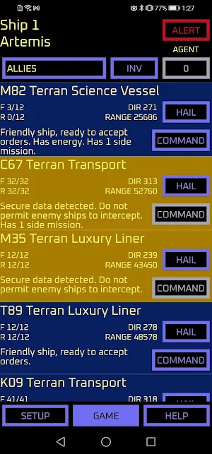 Artemis Agent Screenshot 2