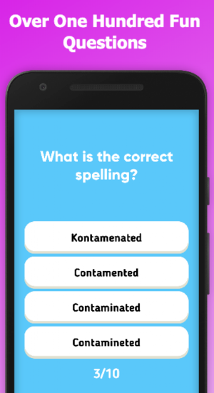 Spelling Test Quiz Screenshot 2