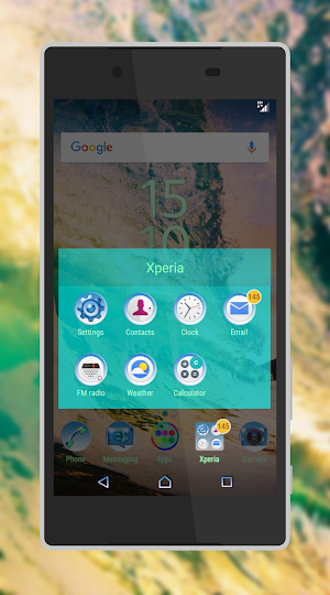 wave | Xperia™ Theme Screenshot 3