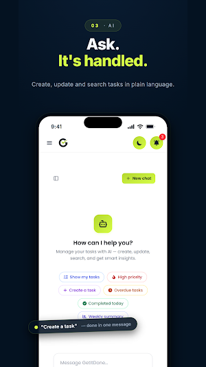 GetItDone — AI Task Manager Screenshot 2