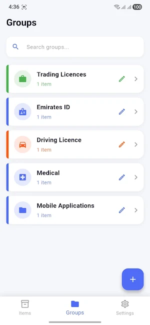 Vaulty - Document Expiry Track Screenshot 1