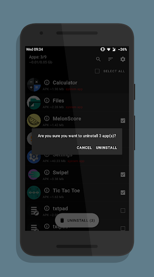 UnApp — Batch Uninstall Multiple Apps, Uninstaller Screenshot 3