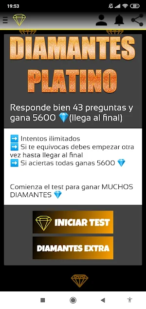 Diamantes Platino Screenshot 1