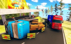 Cargo Delivery Truck Driver - Offroad Truck Games Screenshot 2