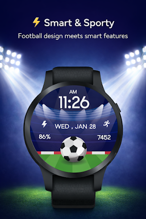 Soccer Energy Watch Face Screenshot 2