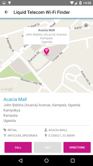 Liquid Telecom Wi-Fi Finder Screenshot 2