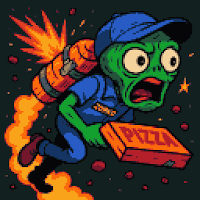 Jetpack Pizza Alíen