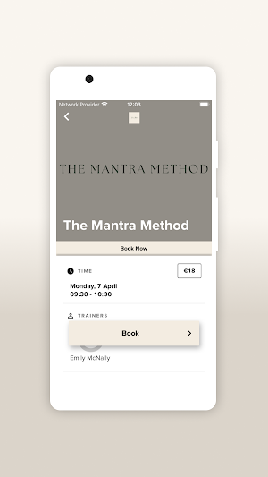 Mantra Reformer Studio Screenshot 2