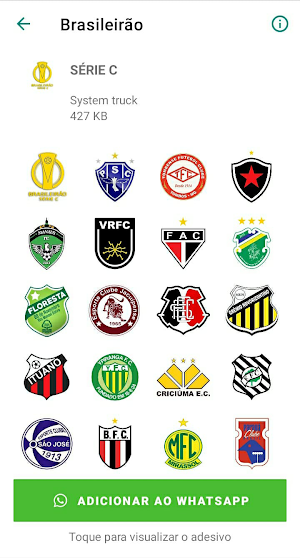 Figurinhas do Brasileirão Screenshot 2
