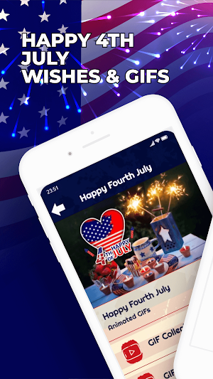 The 4th July Cards Cards GIFs Screenshot 0