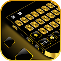Gold Metal Business Keyboard Theme