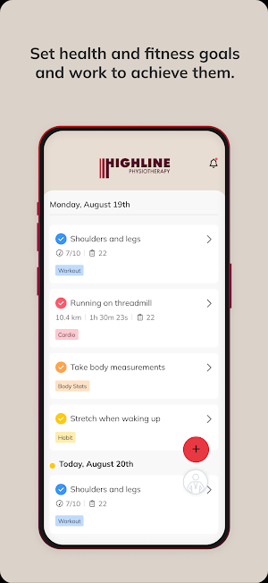 HIGHLINE Physiotherapy Screenshot 3