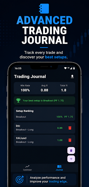 PropFirm Edge - Risk & Journal Screenshot 1