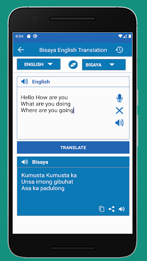 Bisaya English Translator Screenshot 1