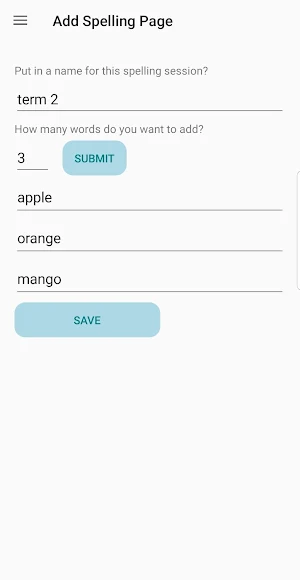 Spelling Screenshot 1